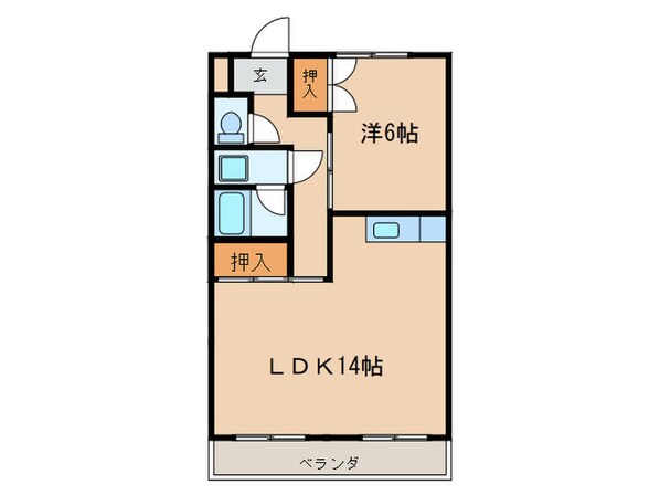 コ－ポ中井の物件間取画像